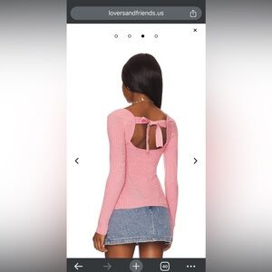 Lovers and Friends Tie Back Sweater